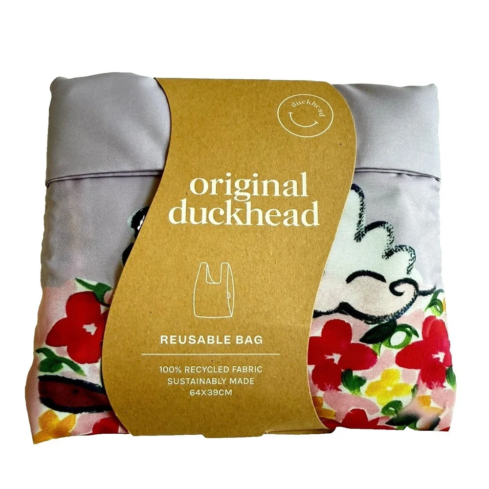 Original Duckhead Compact Reusable Grocery Bag‎ Tote - Machine Washable NEW